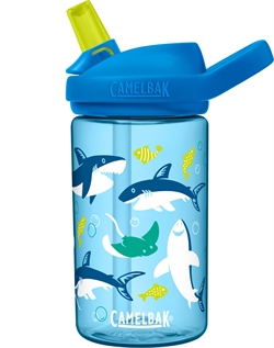 Camelbak Eddy+ Kids Bottle - 0,4 L - Sharks and Rays - Drikkeflaske